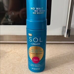 Jergens SOL No Wait Tropical Tan Tinted Mousse -